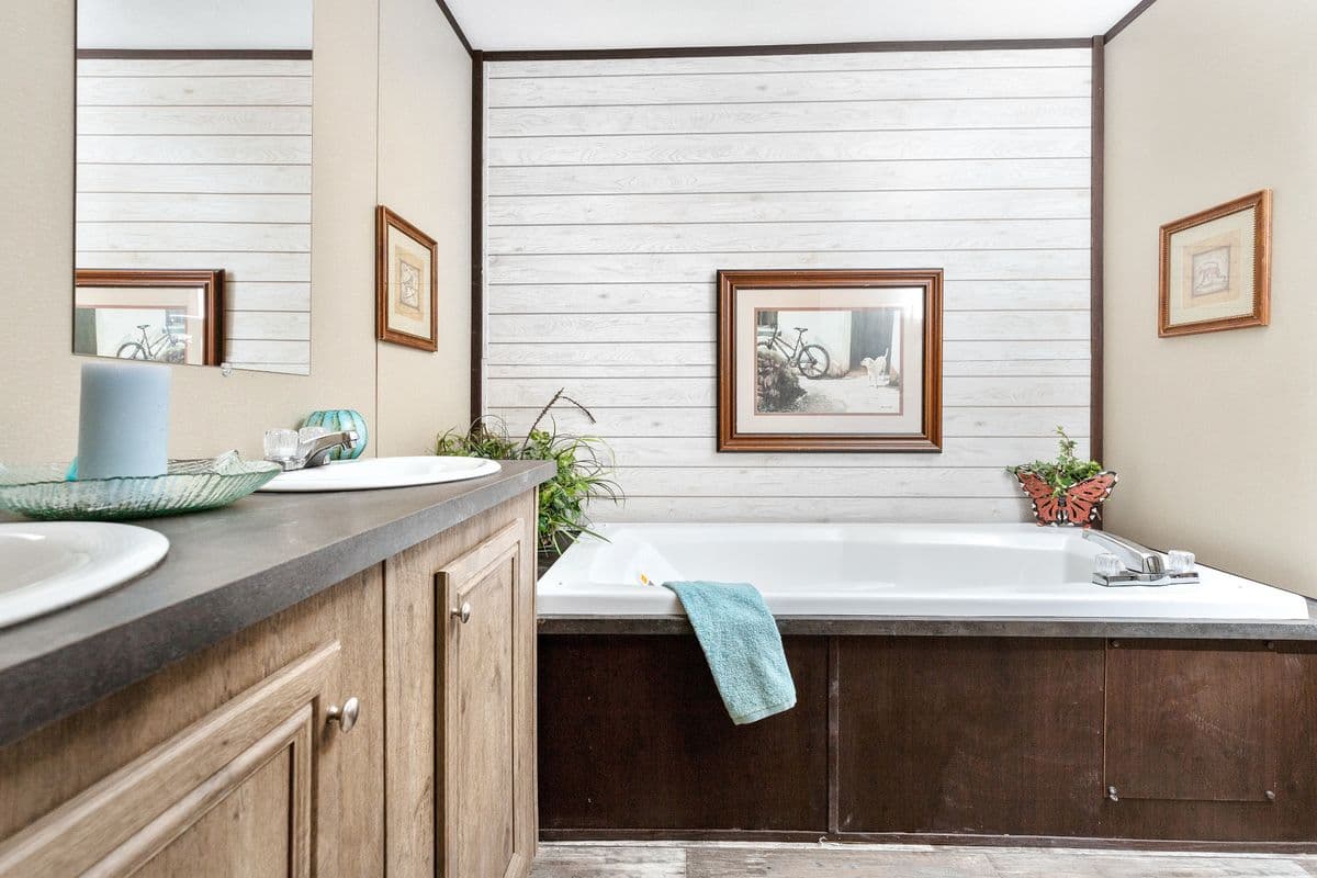 The sherman bathroom home features