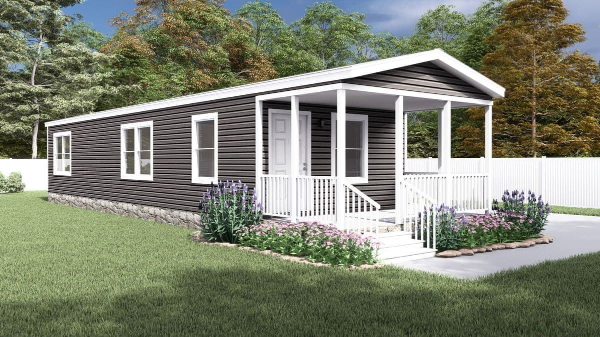 Lakeside cottage hero, elevation, and exterior home features