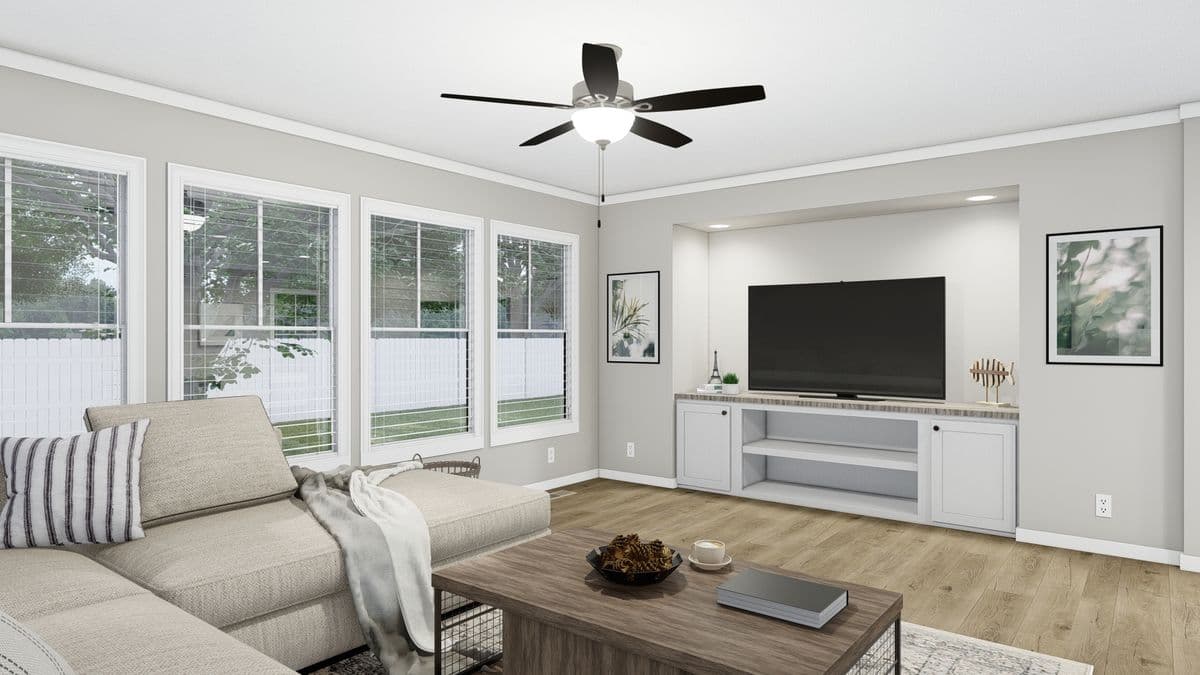 The franklin interior home features