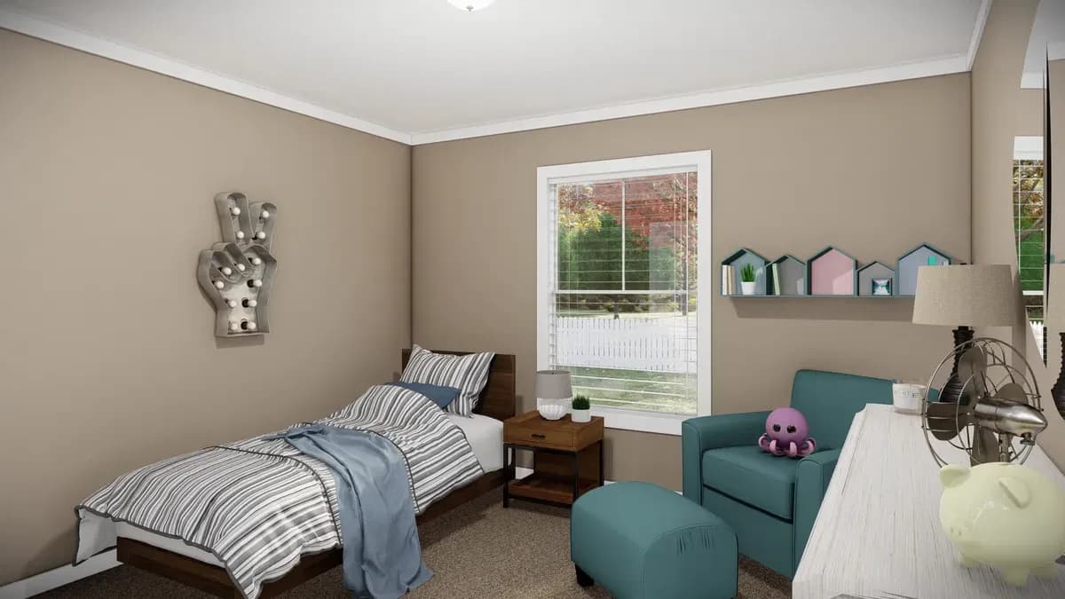 The bryant bedroom home features