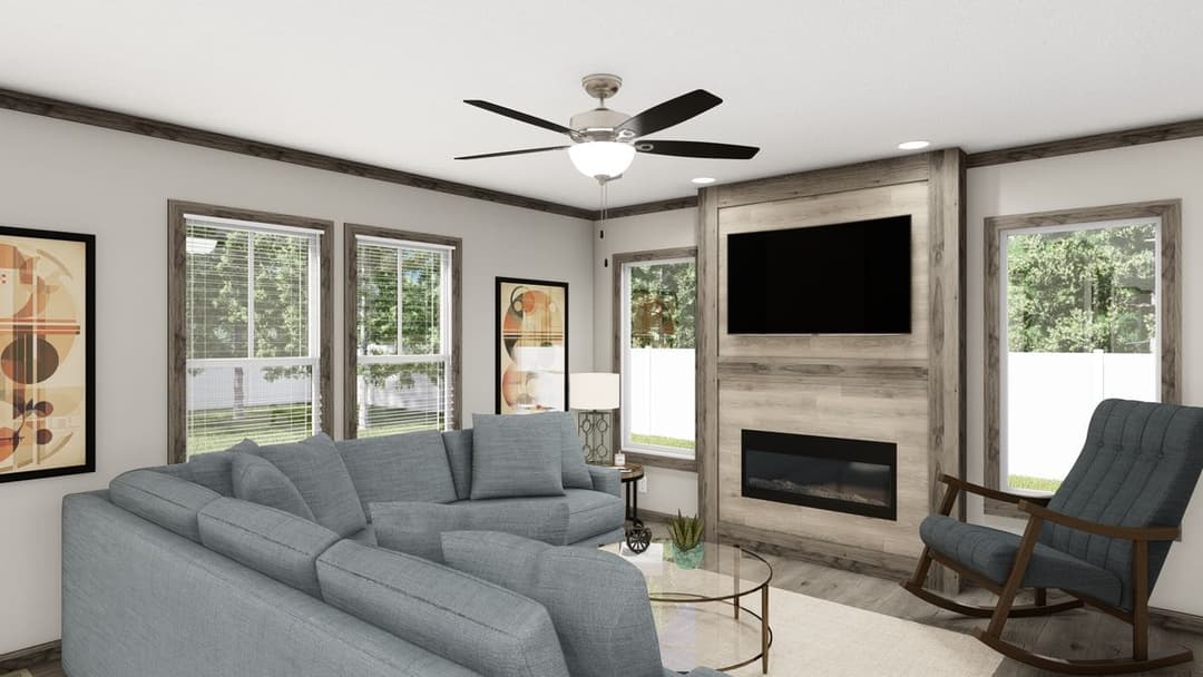 The madison interior home features