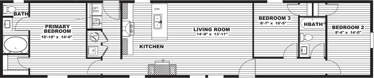 Magellan floor plan home features