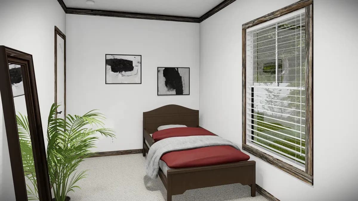 The bandit bedroom home features