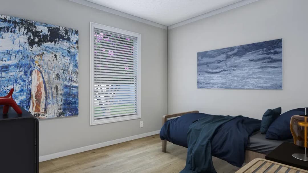 The waverly bedroom home features