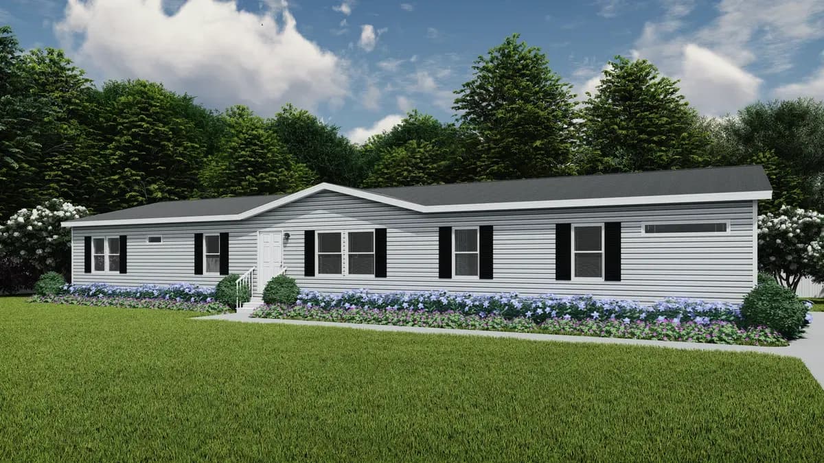 The riverway hero, elevation, and exterior home features