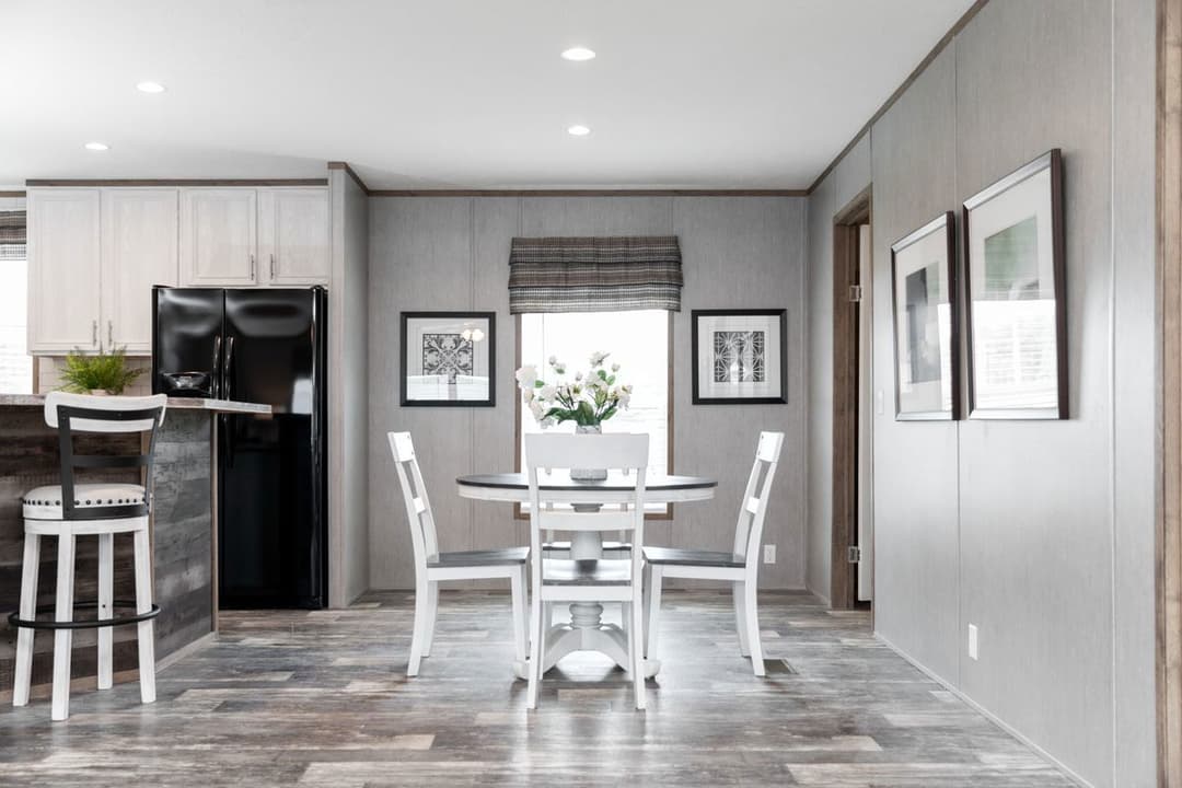 The morris interior home features