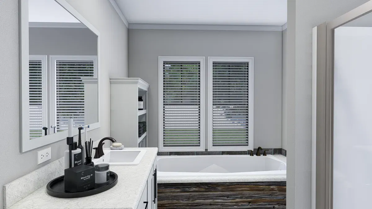 The hollywood bathroom home features