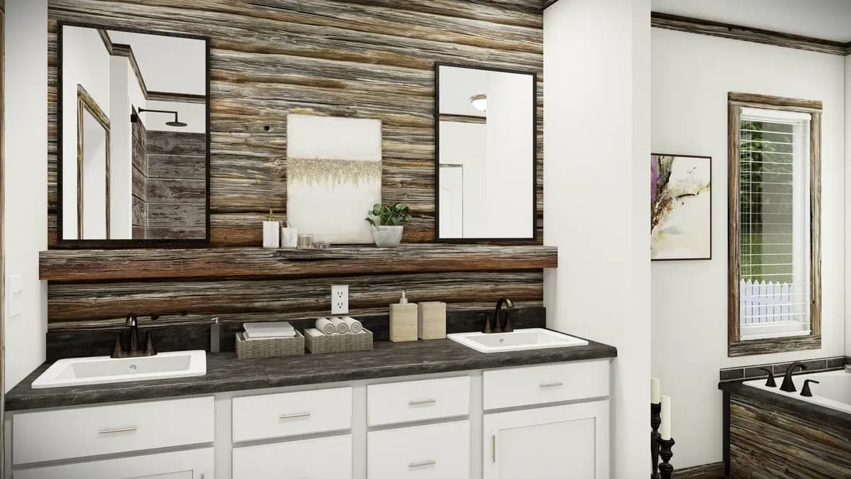 The sumner bathroom home features