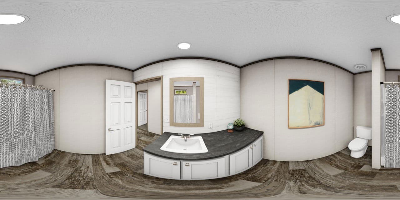 The southern farmhouse 1585 bathroom home features