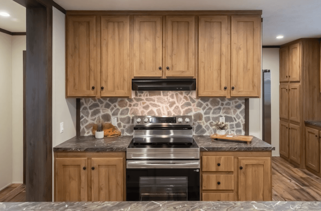 Mountain view kitchen home features