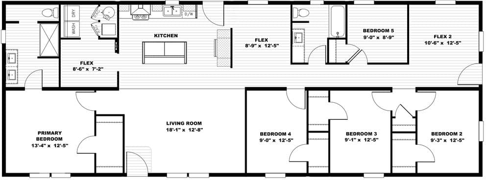 Hey jude floor plan home features