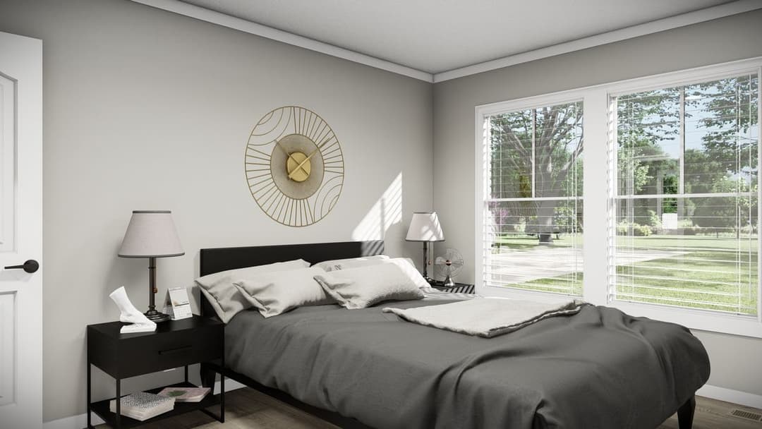The revere bedroom home features