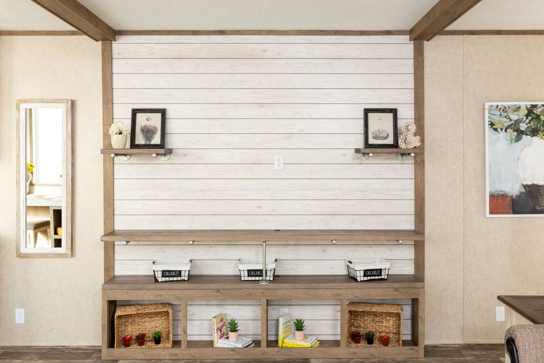 The ranch house interior home features