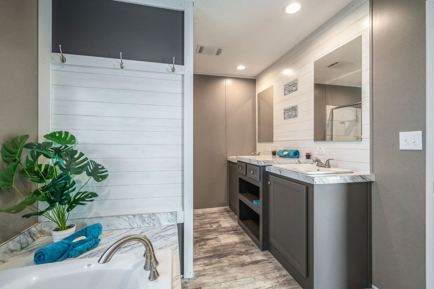 Major bathroom home features